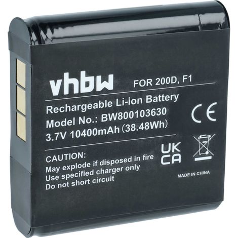 vhbw Batería compatible con Pure Avalon N5  radio digital (10400 mAh, 3,7 V, Li-Ion) (1/5)