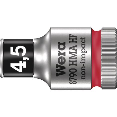 WERA Steckschlüsseleinsatz 8790 HMA HF SW 4,5, sechskant, 1/4", Haltefunktion