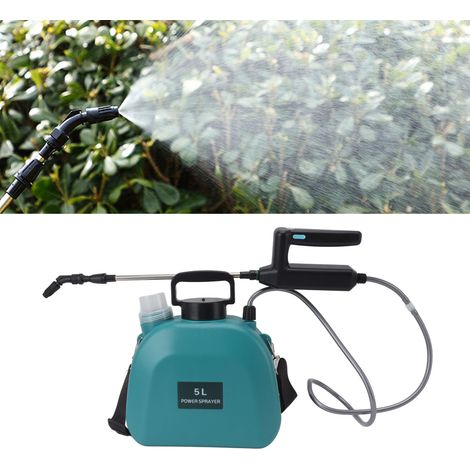 Kleine elektrische Schulterspritze, Gießkanne, Gartenspritze, Landwirtschaftsspritze, Desinfektionsspritze, Haushaltsspritze, 5 l grün. (1/5)