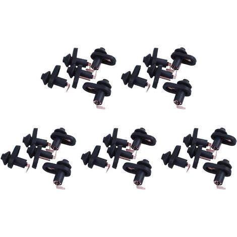 25 pièces noir porte lampe lampe interrupteur Mounting pour voiture (1/5)