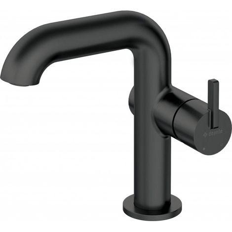 Grifo de lavabo Deante Silia negro mate elegante y funcional