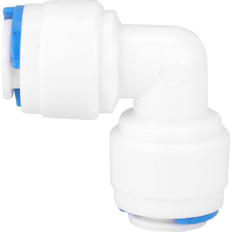 Ortviai Raccord coudé PE pour purificateur d’eau – 4040 G1/4, extension, 5 pièces, en POM résistant (1/3)
