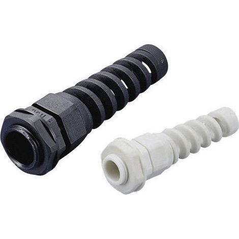 N/A TRU COMPONENTS TC-EGR7SR203 1593285 avec spirale de protection anti courbure PG7 Polyamide noir