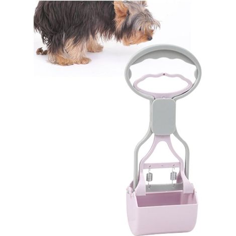 Ramasseur de crottes de chien pour cour, ramasse-crottes d'animaux - Pelle à crottes en ABS robuste ramasseur de merde à poignée chargée pour ramas
