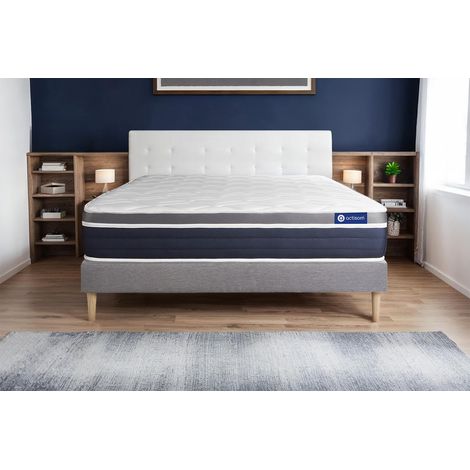 Actimemo confort matratze 160x200cm + Bettgestell mit lattenrost - Dicke : 26cm - Memory-schaum - H3 (1/5)