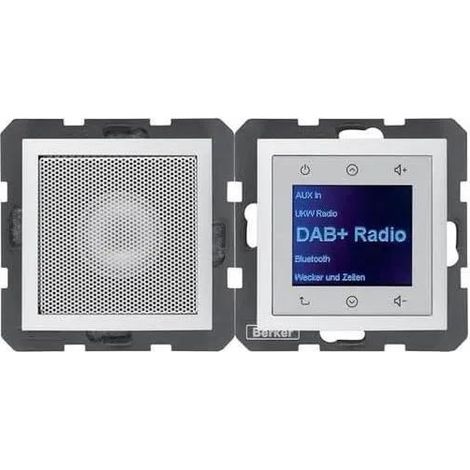 Berker S.1 B.X DAB+ Radio mit matter Oberfläche und Bluetooth