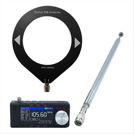 SI4732 ATS MINI PRO 0,5–108 MHz LSB USB AM/FM ESP-32-S3 Multiband-Radioempfänger mit Antenne (1/5)