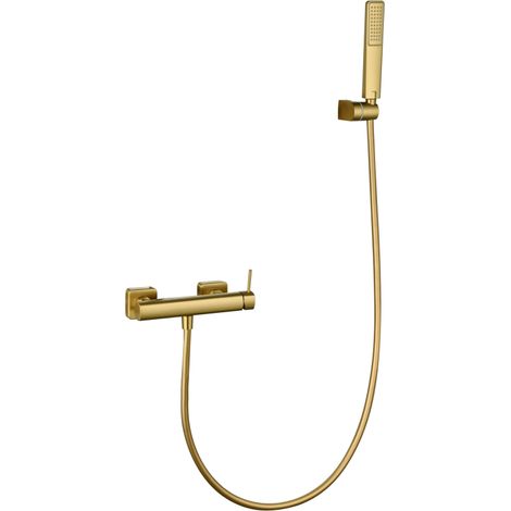 Kit douche mitigeur Firenze finition or brossé [ IMEX® ] (1/2)