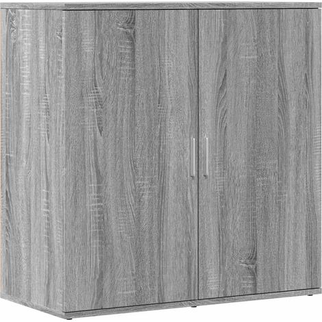 Maison Exclusive - Credenza Grigio Sonoma 79x38x80 cm in Legno Multistrato (1/5)