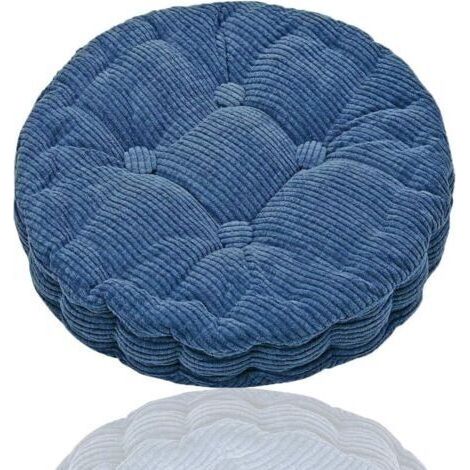 Coussin de chaise d'oreiller rond, coussin de chaise suspendu coussin de siège doux, méditation de yoga de siège confortable 45 45cm (1/4)