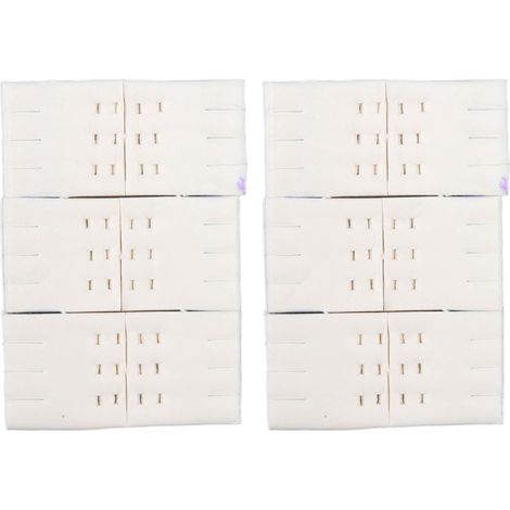 Lot de 12 recharges jetables pour brosse de toilette 3061, couleur lavande. (1/5)