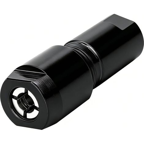 Adaptateur de conversion pour meuleuse d'angle vers meuleuse droite pour coupe meulage polissage pour outil d'arbre de 3 à 6,35 mm (1/4)