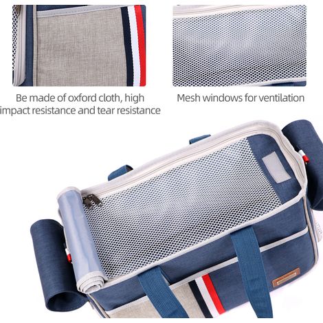 DODOPET Portable Pet Carrier Chat Chien Voyage Sac À Main Sac À Bandoulière pour Chats Chiens Chenil (1/5)