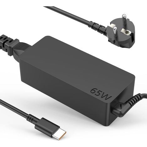 65W Chargeur Ordinateur USB C pour Lenovo ThinkPad X1 Carbon X13 X12 X9, T16 T14s T14, P14s, E16 E14, L16 L15 L14 L13, IdeaPad Slim 5X 5i 3i 3X 3, Yoga Book 9i Slim 7i 7X 7, ThinkBook Plus 16 14 GEN (1/5)