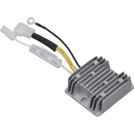Régulateur de Tension 4 Fils pour Groupe Électrogène 5KW, Contrôleur de Charge 12V DC Monophasé en Alliage d'Aluminium