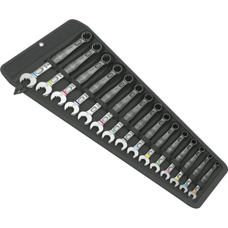 Wera 6003 Joker 15 Set 1 Ringmaulschlüssel-Satz, 15-teilig