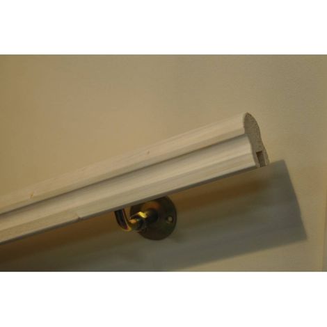 Main Courante Sapin Moulurée 56x45 Mm + Supports Longueur      250 Cm