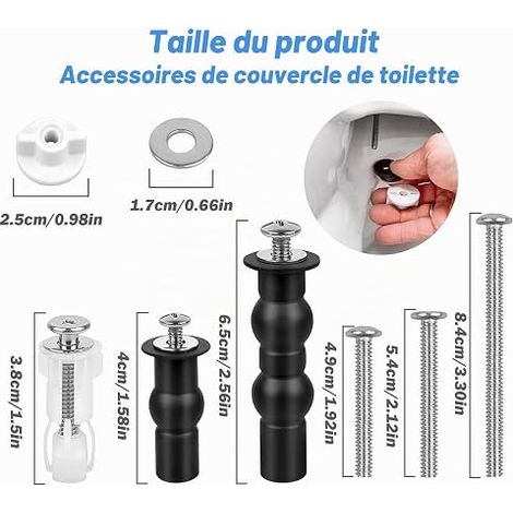 Toilet Seat Fixing Screws for Toilet Seat (1/4)