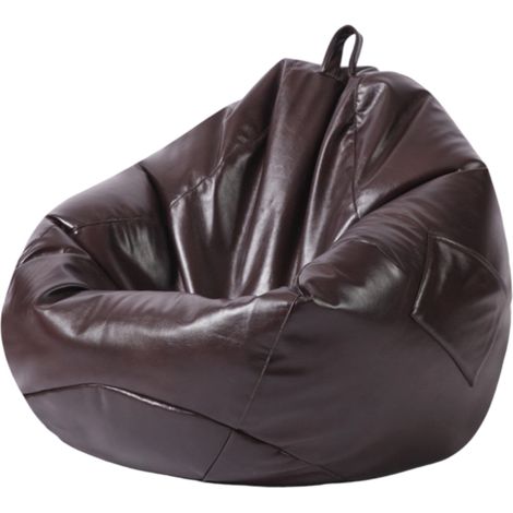 Housse de canapé-pouf Arc en cuir PU pour chambre, salon, réception ou bureau (1/5)