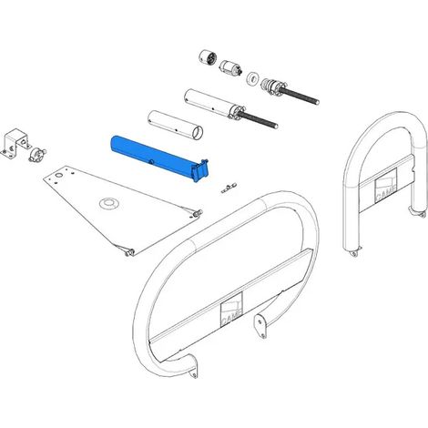 came pièce détachée tube externe unipark 119riu005 (1/3)