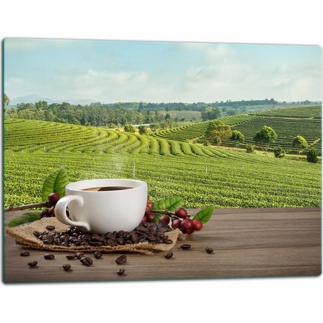 Tabla de cortar de vidrio de 52x40 cm para café (1/5)