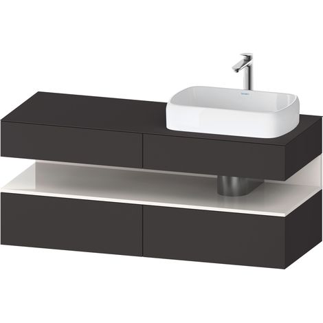 Duravit Collection One Meuble sous-vasque sur console, 2 tiroirs, (1/2)