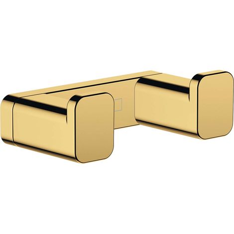 Hansgrohe AddStoris - Doppelhaken, gold poliert 41755990