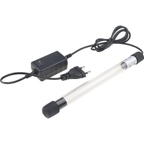 Éclairage UV stérilisateur pour aquarium, lampe de purification d'eau submersible, bassin extérieur, noir, filtration biologique (1/5)