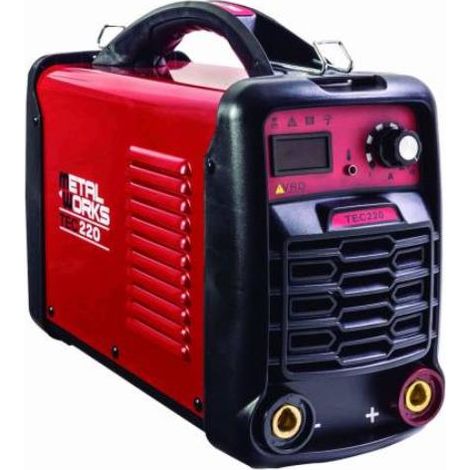 Soldadora inverter METAL WORKS TEC 220 + plus + maleta + accesorios