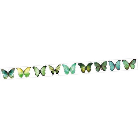 1 rouleau de ruban adhésif décoratif papillon vintage pour scrapbooking et carnets de voyage. (1/5)