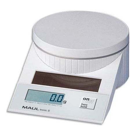 MAUL Solar Letter Scales MAULtronic S. 5000 gr. White Báscula postal electrónica Blanco (1/3)