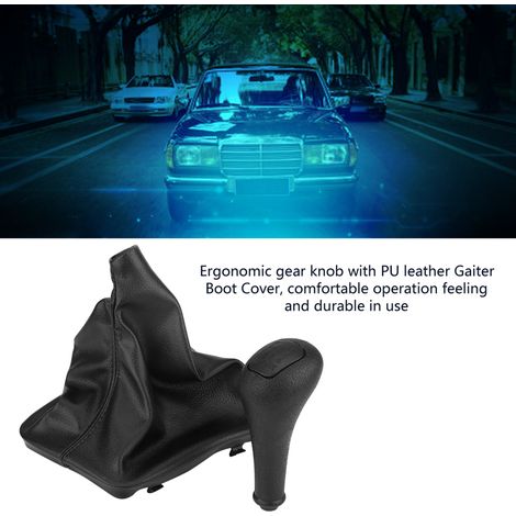 4 vitesses levier de vitesse pommeau et soufflet de protection pour Mercedes Benz W123 W140 W202 (1/5)