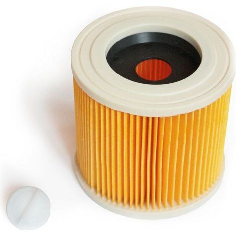 Lot de 2 filtres de rechange pour aspirateur Kärcher WD3 Premium WD2 WD3 WD 3 MV3 WD 3P pour Kärcher 6.414-552.0, 6.414-772.0, 6.414-547.0 (1/4)
