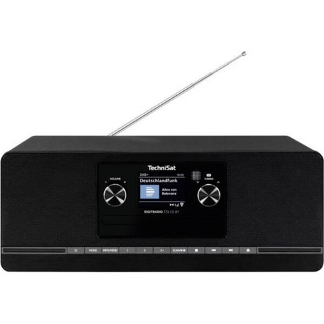 TechniSat DIGITRADIO 372 CD BT, schwarz CD-Radio DAB, DAB+, FM Schwarz (1/3)