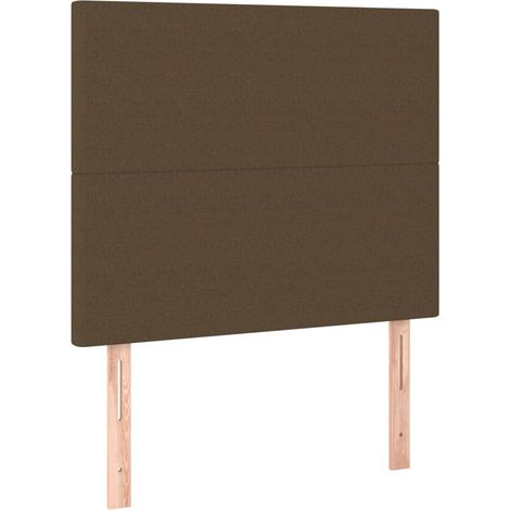 Maison Exclusive - Cabecero de cama marrón oscuro 100x5x118/128 c