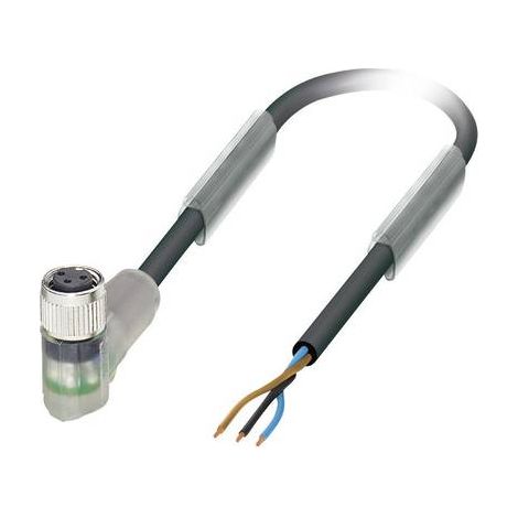 Câble pour capteurs/actionneurs Phoenix Contact SAC-3P- 3,0-PUR/M 8FR-2L 1671072 Pôle: 3 avec LED Co (1/2)