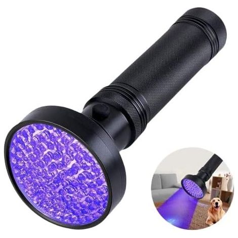 Torcia a luce nera UV ad alta potenza con 100 LED da 395 nm (1/5)