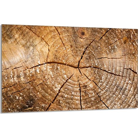 Glas Herdschutzplatte 80x52 Holz (1/5)