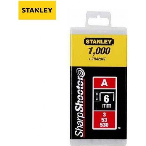 PUNTI TIPO A 6 MM CONF 1000 PER GRAFFATRICI