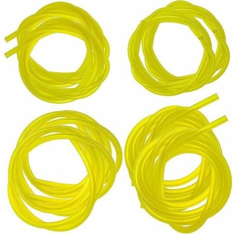 2 Ensembles Total 9.6 m Durite Essence, 4 Tailles Tuyau Carburant (2mm×3.5mm/2.5mm×5mm/3mm×5mm/3mm×6mm) pour Souffleur Coupe-Bordure Tronçonneuse Debroussailleuse (1/4)