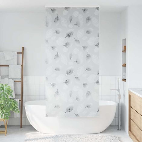 Store enrouleur de douche，Store à rouleau avec cassette largeur du tissu 96 cm CFW4551496 (1/5)