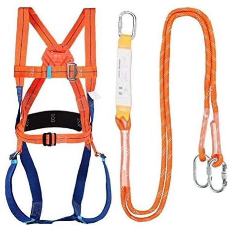 Debuns – Harnais de sécurité corps entier – Tour de taille 50-120 cm – Boucles en acier allié renforcées – Matériaux polypropylène résistants