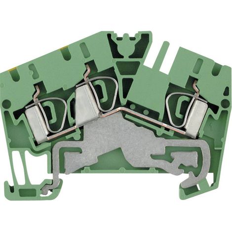 Weidmüller 1770390000-1 Morsetto per cavo di terra A molla Verde-Giallo 1 pz.