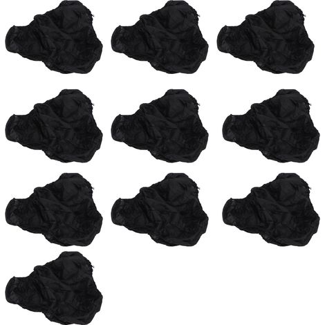 10 pièces Caleçons Jetables Homme - Bain de Pieds Portable, Doux et Respirant pour Spa et Salon de Beauté - Noir (1/5)
