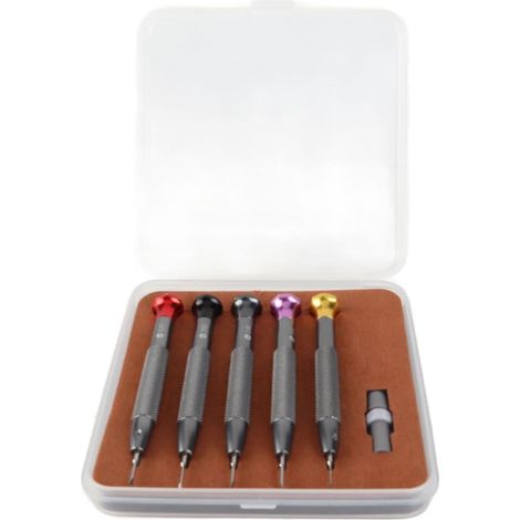 Kit outils de précision, 5 pièces/0,8-1,6mm/plat, pour montre (1/5)