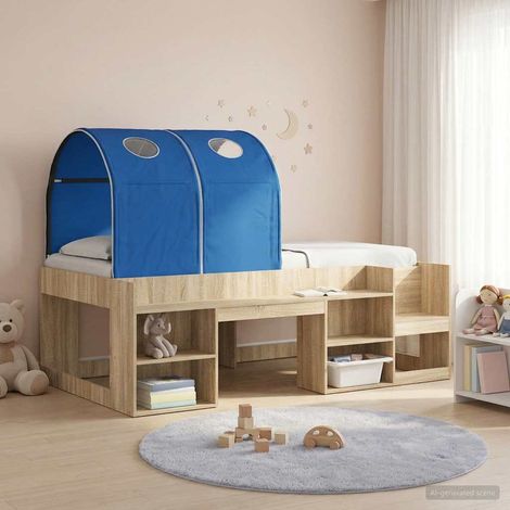 Teenpull – Bett-Tunnel für Kinder-Hochbetten 2 pcs Blau Polyester (1/5)