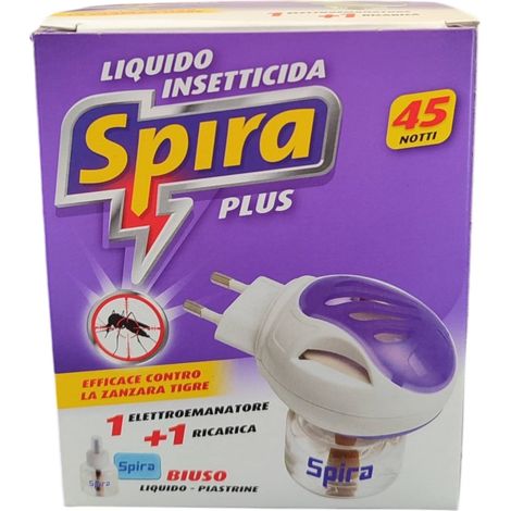 SPIRA BIUSO BASE LIQUIDO ELETTROEMANATORE + RICARICA 45 NOTTI (1/4)