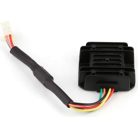 Super 8 50 4t regler,régulateur redresseur 5 Fils,Régulateur de Tension de redresseur de Moto, redresseur de régulateur avec 5 goupilles pour Le Scooter Universel de Quad de Moto de Moto (1/5)