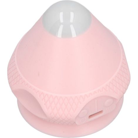 Boule de massage montable à ventouse, outil mural, masseur de dos chauffant par vibration pour point de déclenchement, tissus profonds du cou, relaxation du fascia rose (1/5)