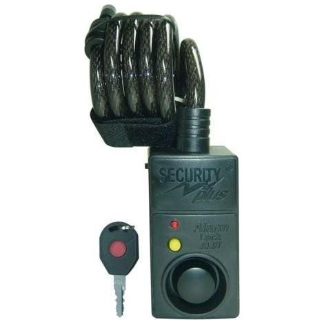 Security Plus AL07 candado para bicicleta negro con alarma 105 dB